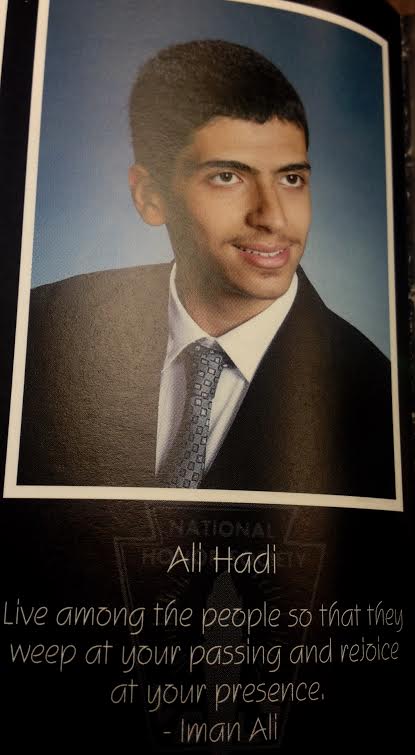 Ali Hadi: 09 Valedictorian, Prospering Med Student