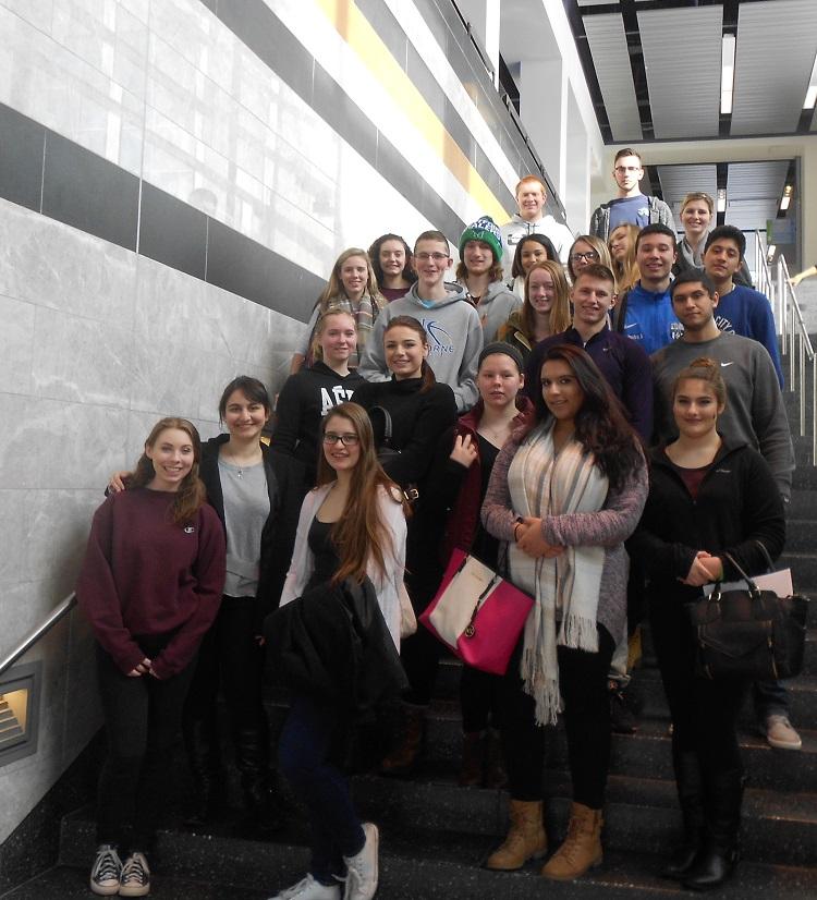 HHS AP Biology students at the Liberty Science Center