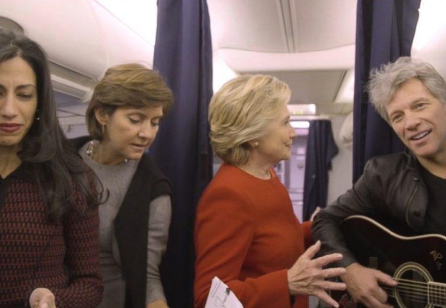 Hillary Clinton and Jon Bon Jovis Mannequin Challenge