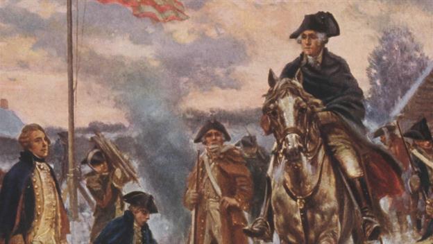 George Washington In Battle