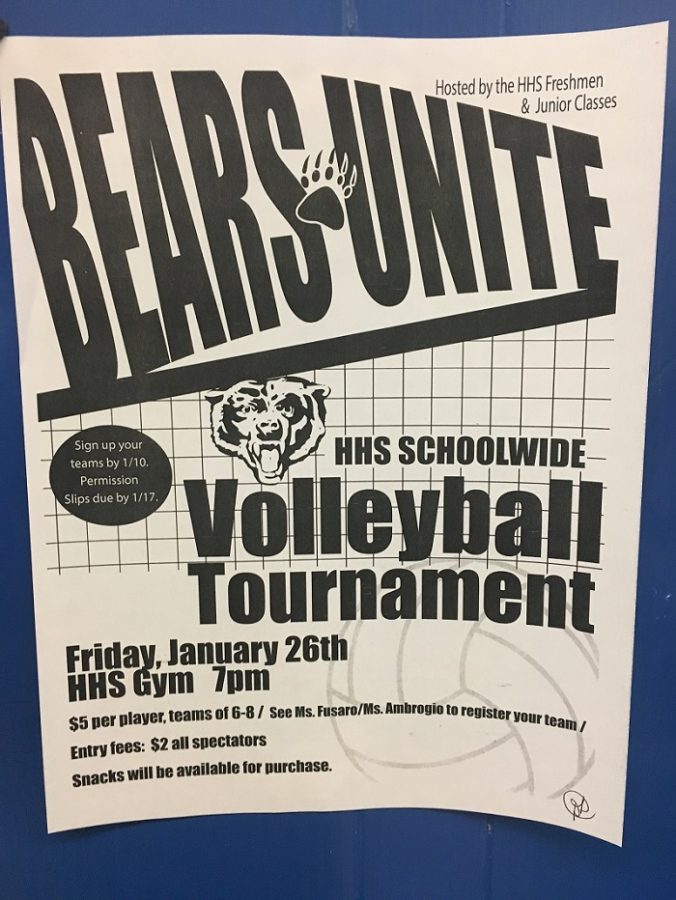 Bears Unite: HHS Volleyball Tournament