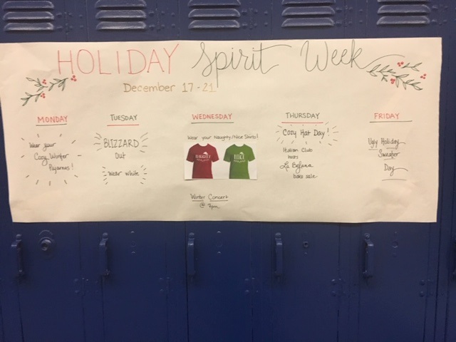 Holiday Spirit Week