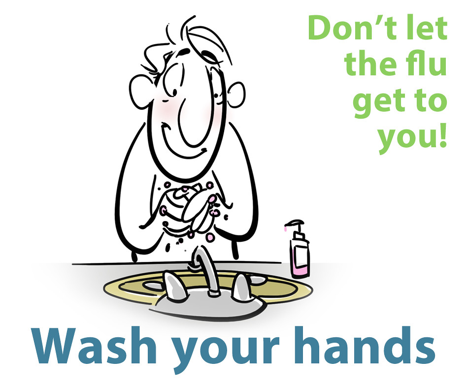 Dont get sick...wash those hands!