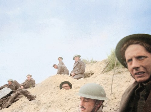 Soldiers on the Beach of Dunkirk