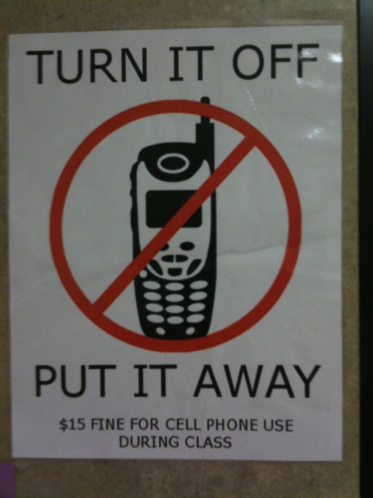 Cell Phones...Off Limits in Classrooms