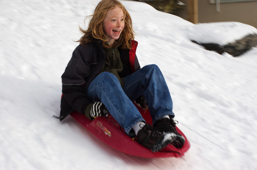 Sledding...a Fun Activity