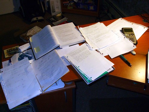 School work...