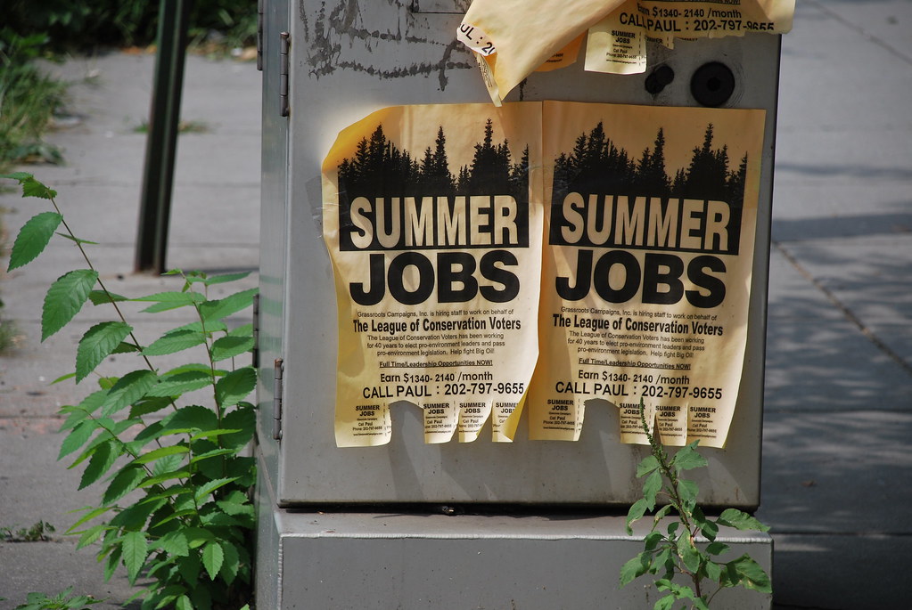 Lack of Summer Jobs...